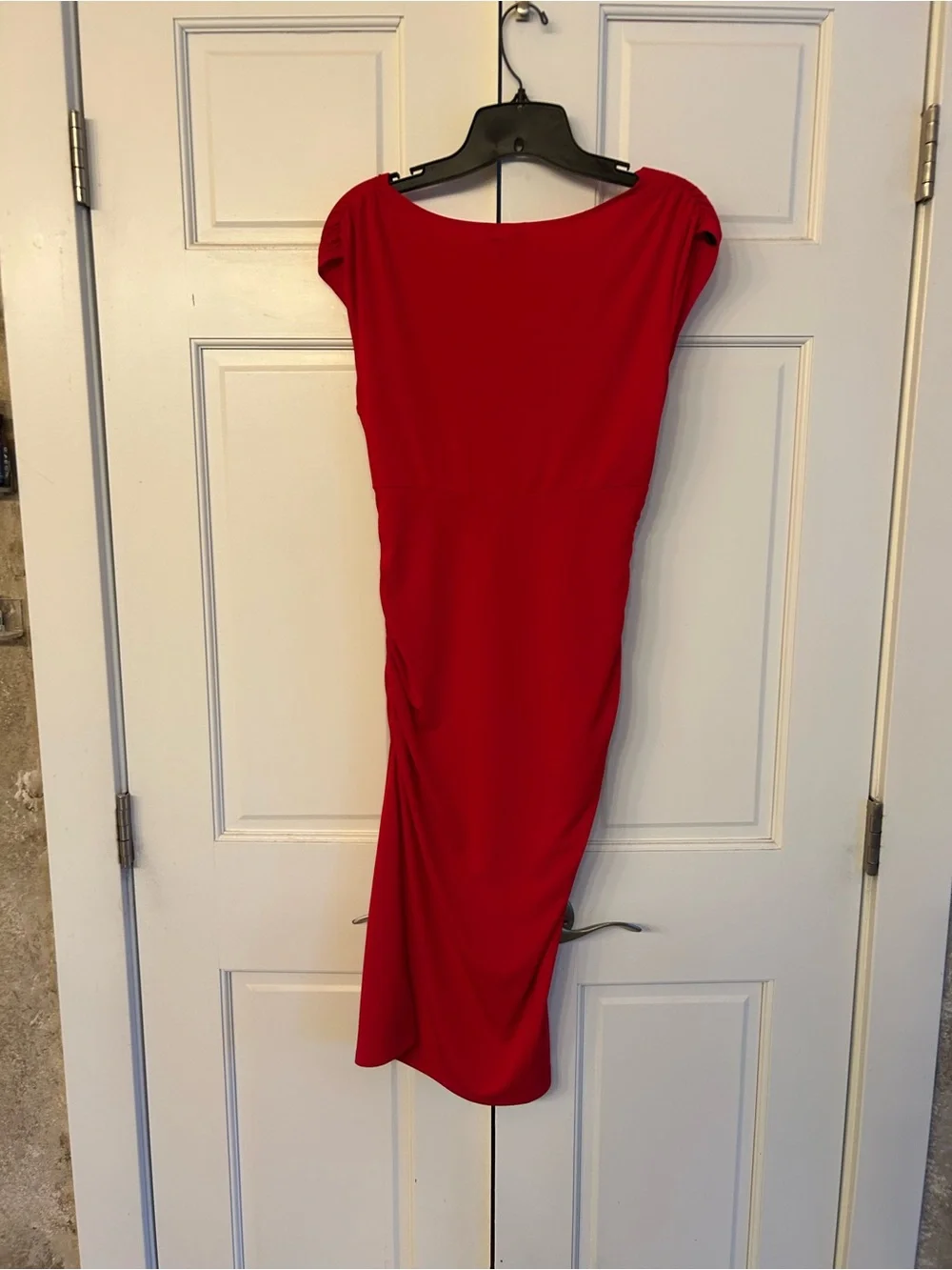 Moda International Victoria’s Secret Red Cap-Sleeve Maxi Dress - Picture 6 of 8